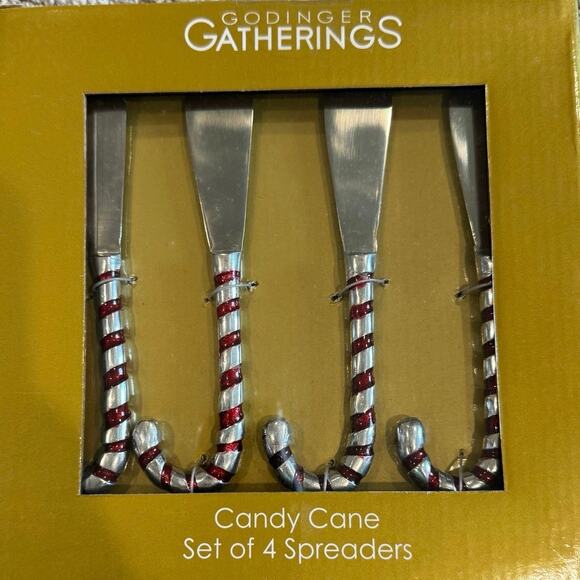 Godinger
Candy Cane 4 Piece Cake Knife and Server Set - Picture 3 of 3